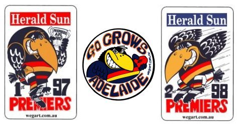 97,98 & Coaster Crows Value Pack FREE POST WITHIN AUSTRALIA